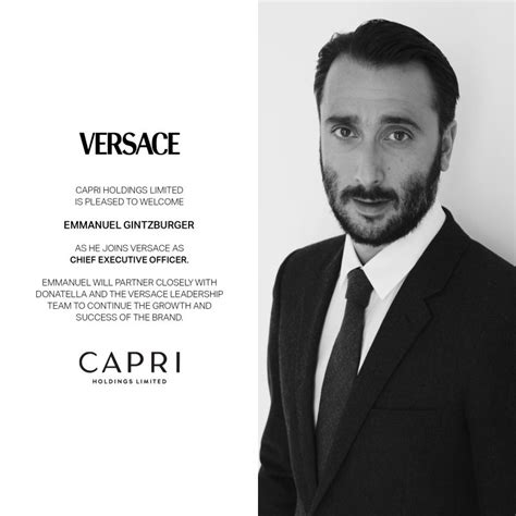 internship versace roma|capri holdings careers.